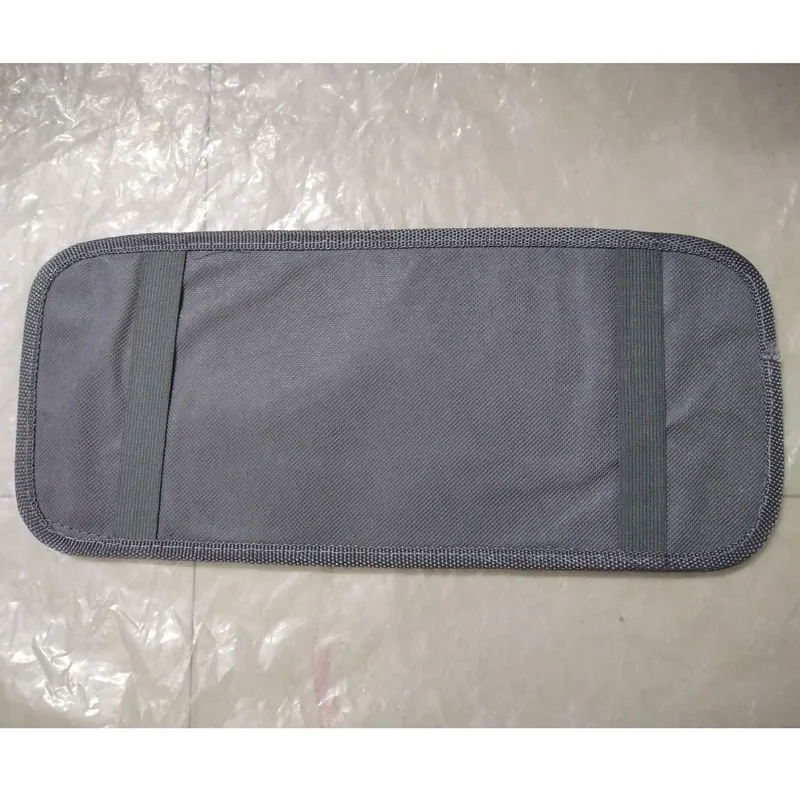 Auto Car Sun Visor Non-woven Organizer Storage Bag Card Clip Holder Multifunctional CD Stowing Tidying
