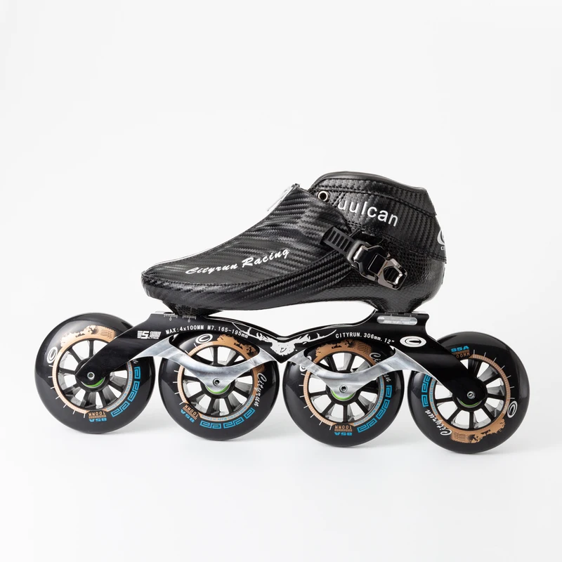 Cityrun Speed Patins Em Linha De Fibra De Carbono Patins De Competição Profissional 4 Rodas Patinação De Corrida Patines Semelhante Powerslide