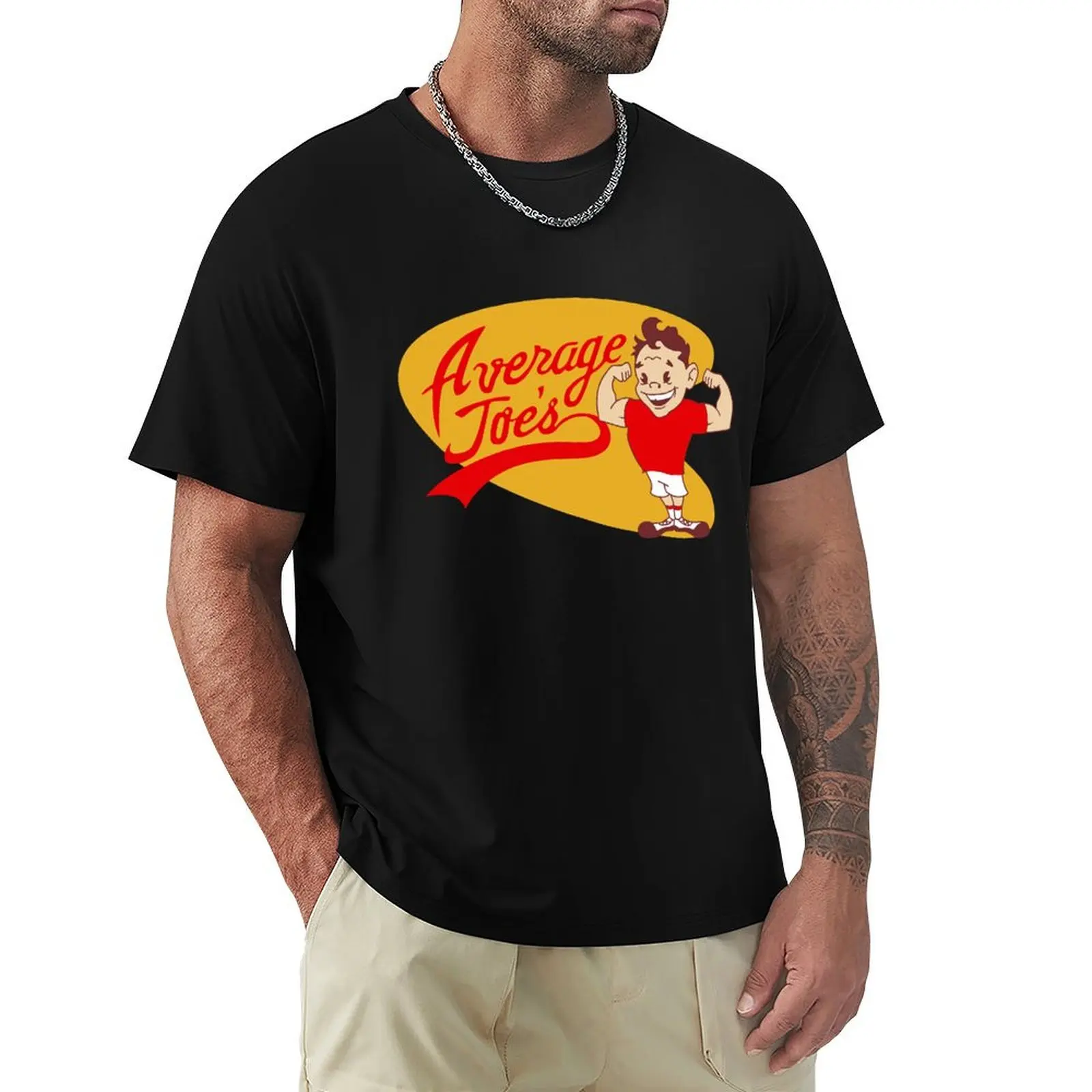 Average Joe's Gym Dodgeball Inspired T-Shirt Quick Dry Training Short Sleeve Tee