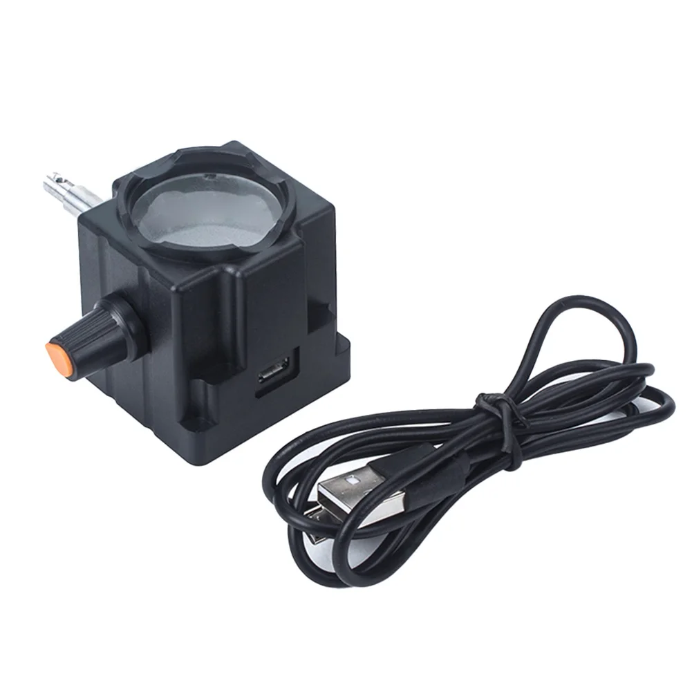 

1Set Microscope USB White LED Light Lighting Bottom Biological Microscope Lamp Source Adjustable ABS Plastic Tool Parts