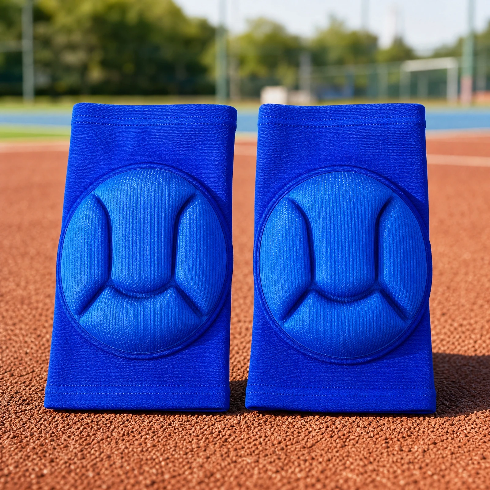 Adult Knee Protector Impact-Absorbing Compression Knee Sleeve with Padded Shell Safeguarding Gear Close-Fitting Ergonomic