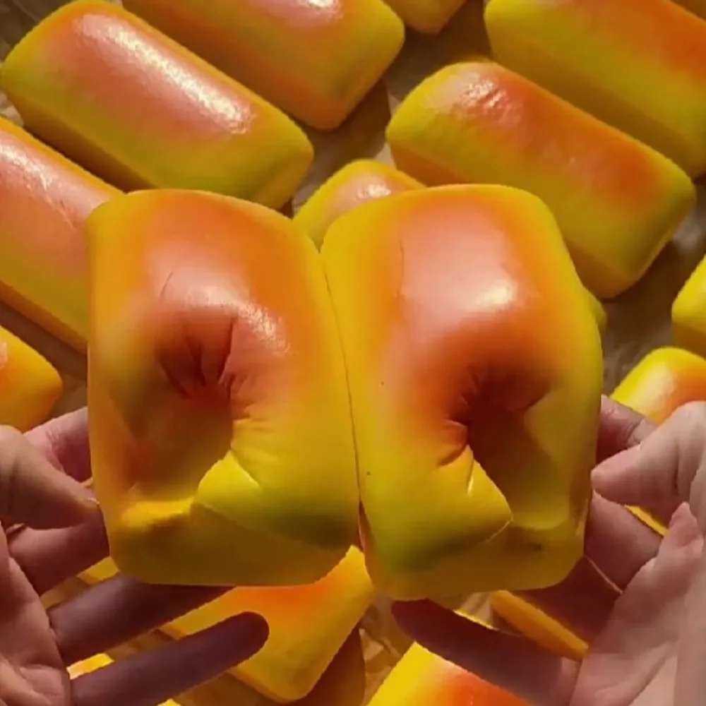 스퀴시 모형 롱브레드 스퀴즈 장난감 스트레스 해소 슬로우 라이징 감각 장난감 불안 ADHD 자폐증 어린이 및 성인용 선물