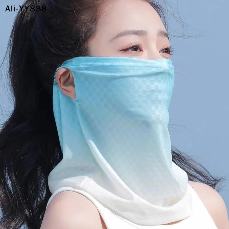

【YY88】Outdoor Cycling Sun Protection Mask Neck Protector Breathable UV Protective Eye Corner Guard Integrated Design For Summer