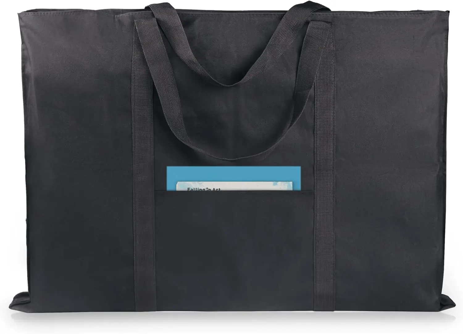 

Легкая сумка-портфолио для художественных работ, 24x32 дюйма, для плакатов, эскизов, рисунков - черный чехол для хранения