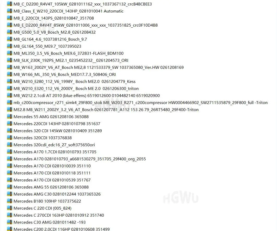 Big Pack ECU Stock Firmware Files of A Huge Kind of Cars Petrol and Diesel Flash files