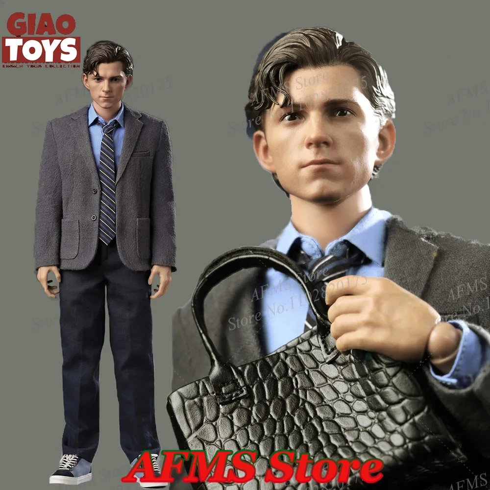 GIAO TOYS G001 1/6 Scale Collectibles Figure Tom Holland Spider-Man Peter Parker Full Set 12Inch Men Soldier Action Figure Model