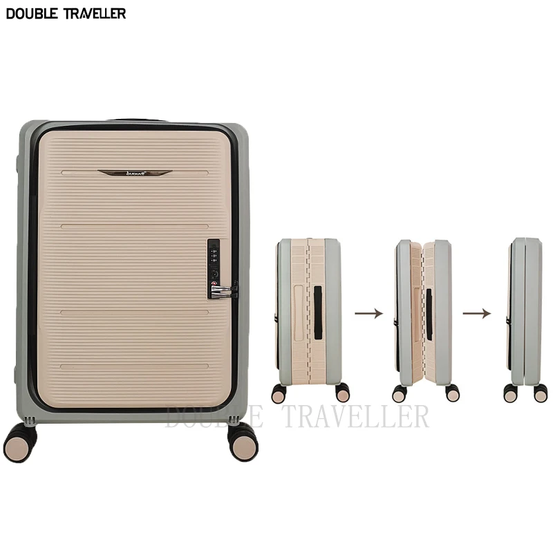 20/24 Inch Rolling Luggage Folding suitcase with Wheel Password Trolley Case High-quality NEW Travel cabin Suitcase Portable