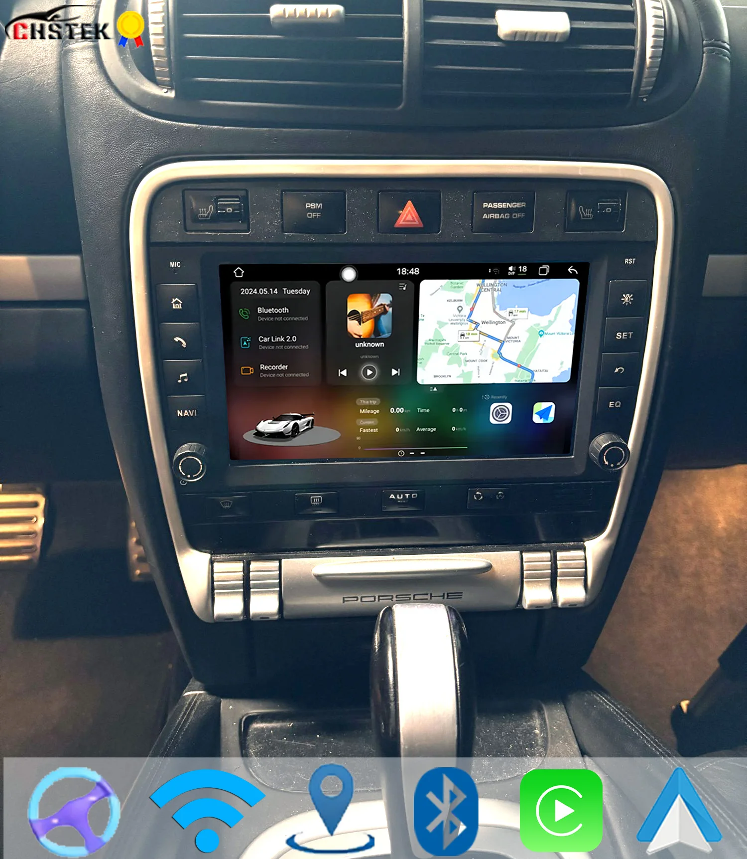 

For Porsche Cayenne 9PA 957 955 2002-2010 Auto Radio Stereo Android 13 Carplay Navigation WIFI 4G RDS Multimedia Player CHSTEK