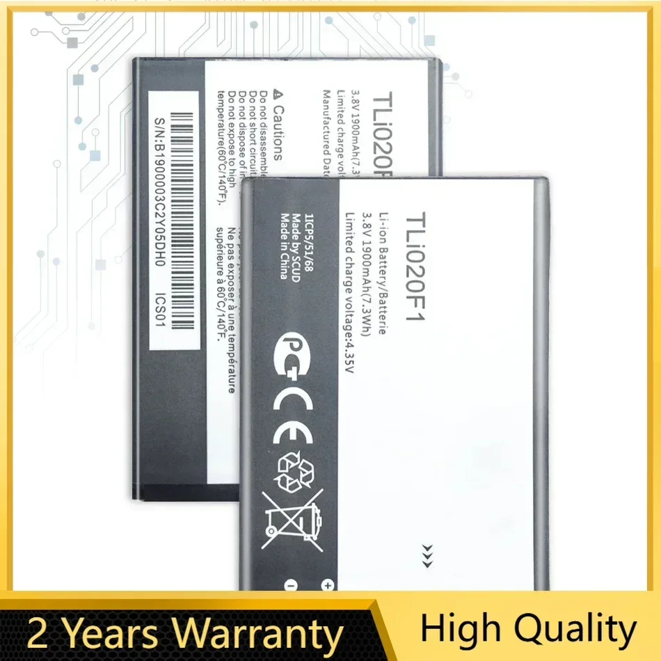 2000Mah Tli020f1 Replacement Battery For Alcatel U5 5044D 5044Y 5044I 5044T 5047D 5047Y 4047D