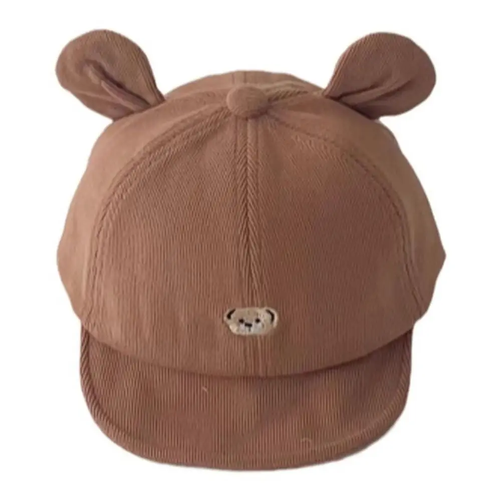 Cappello da sole per bambini del fumetto di moda cappello da bambino coreano con orso carino ragazzi e ragazze berretto da neonato all'aperto