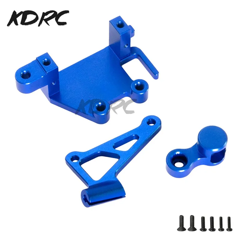 KD RC Braccio di montaggio servo sterzo in metallo per LOSI 1/4 Promoto-MX Accessorio freno aggiornamento moto Los 261013
