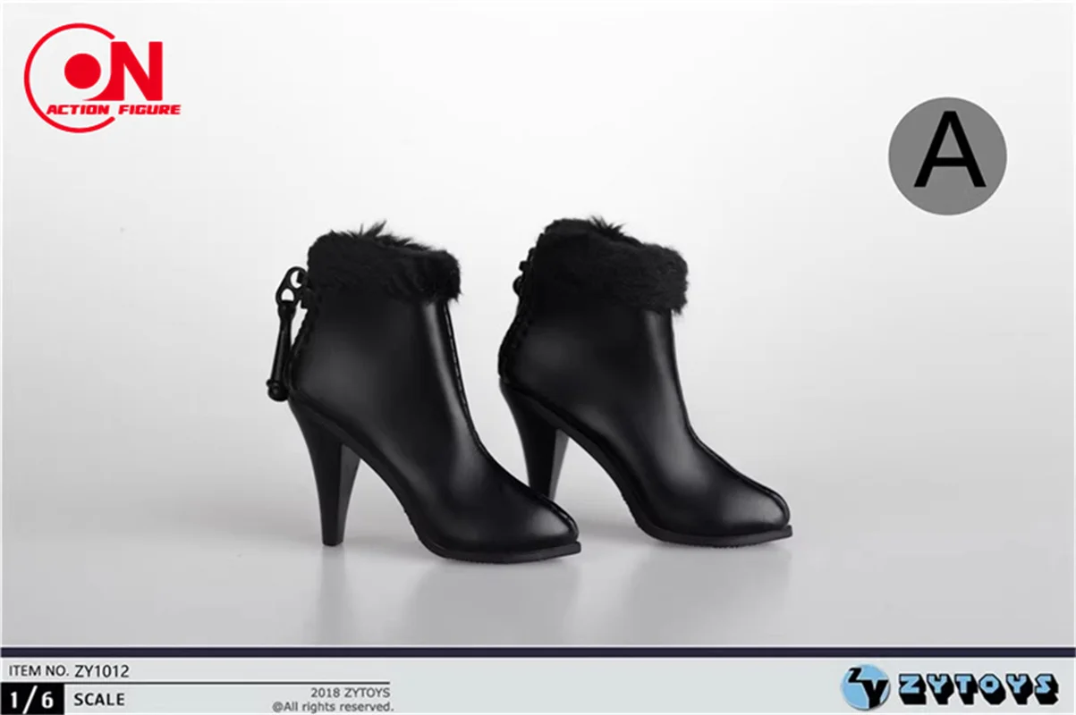 ZYTOYS ZY1012 1/6 スケール女性兵士モデルアクセサリー女性の中空ブーツ高靴モデル 12 インチアクションフィギュア