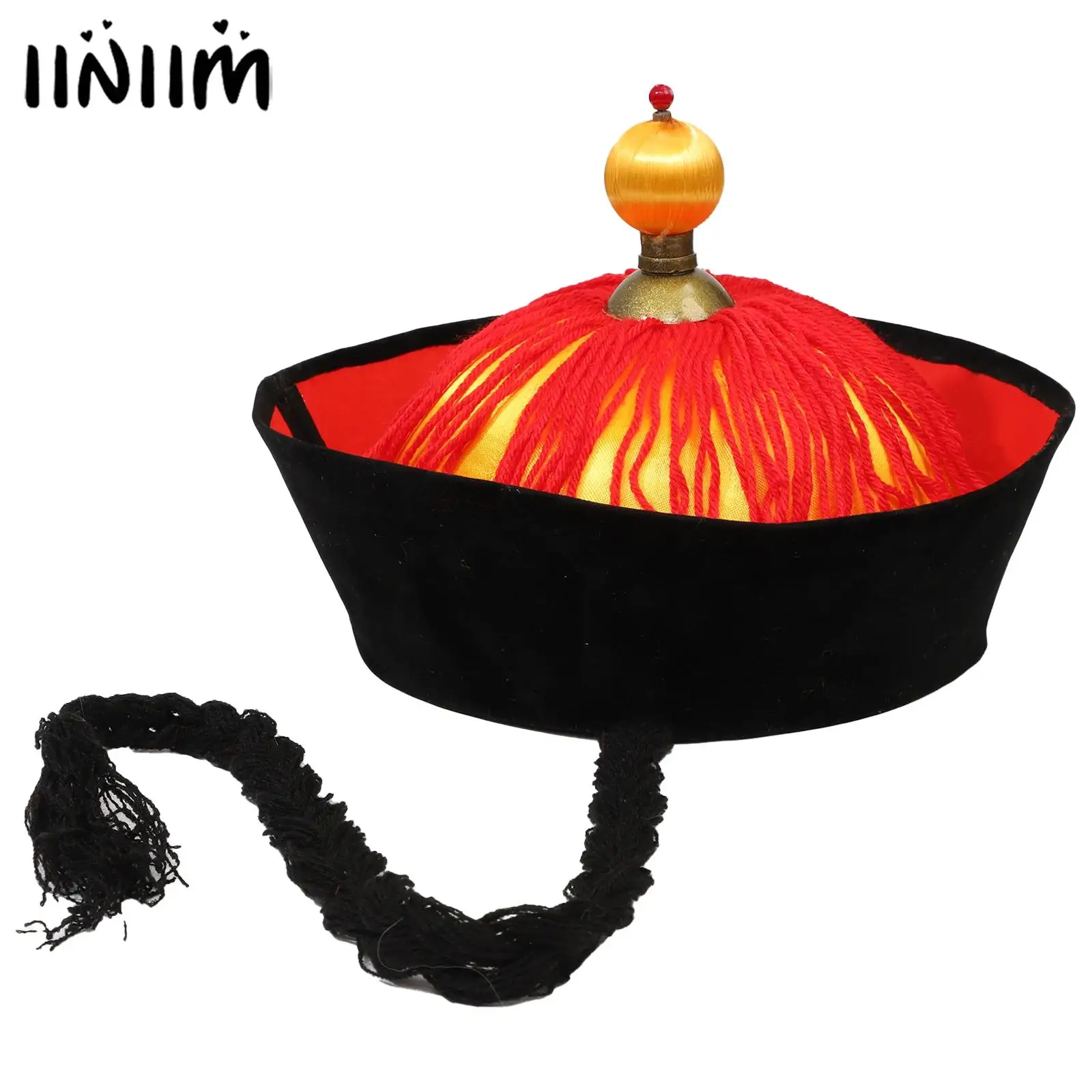 

1Pc Adult Children Asian Ancient Chinese Officials Hat Royal Emperor King Hat Cap Opera Hanfu Cosplay Costume Accessory Props
