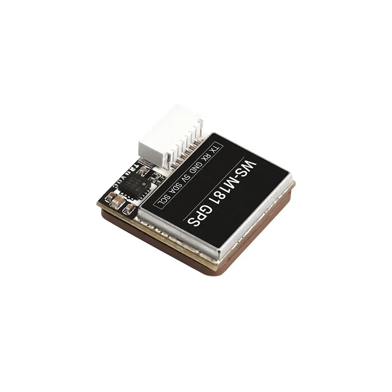 AAAEL-WS-M181 GPS M10 GNSS Module With Built-In QMC5883 Compass For RC Airplane FPV Freestyle Long Range DIY Projects