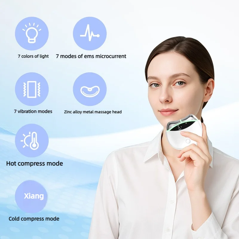 

Новый массажер для лица и шеи 2026 года: расслабление, красота, горячий и холодный компресс, подтяжка и омоложение