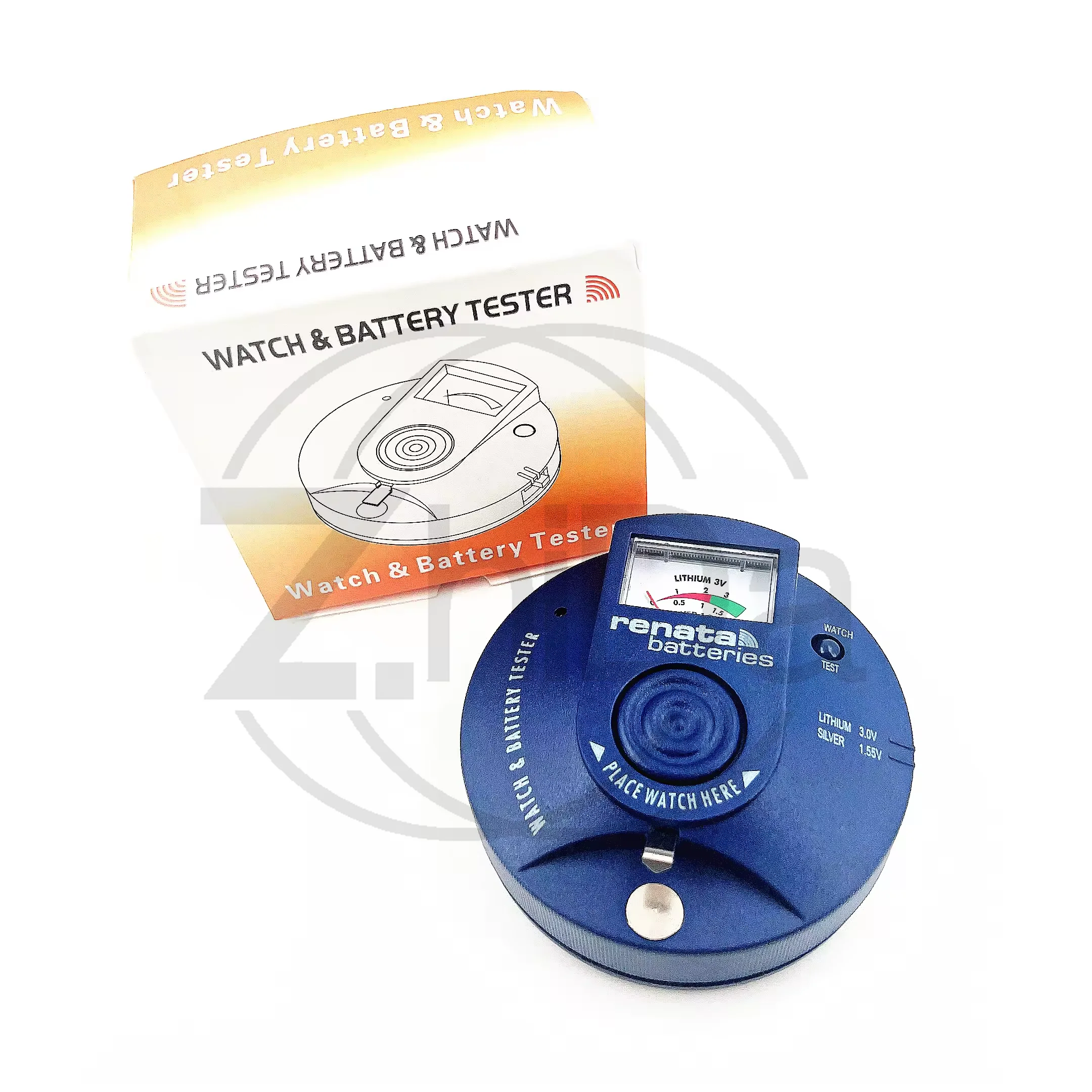Testeur de batterie de pile bouton de haute qualité-testeur rond 1.5V/3V pour piles de montre électronique