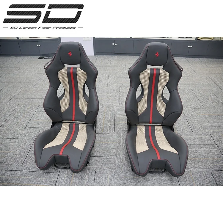 For Ferrari 488 GTB Pista Carbon Fiber Car Seats Racing Car Seats Interior Carbon Parts