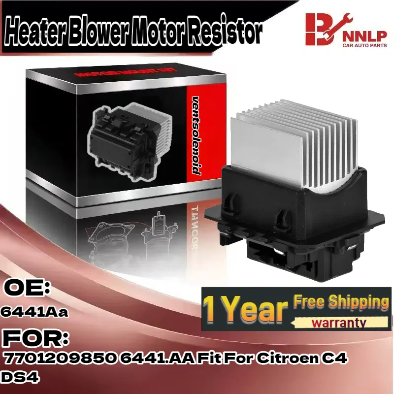 

Резистор двигателя вентилятора отопителя 7701209850 6441.AA подходит для Citroen C4 DS4