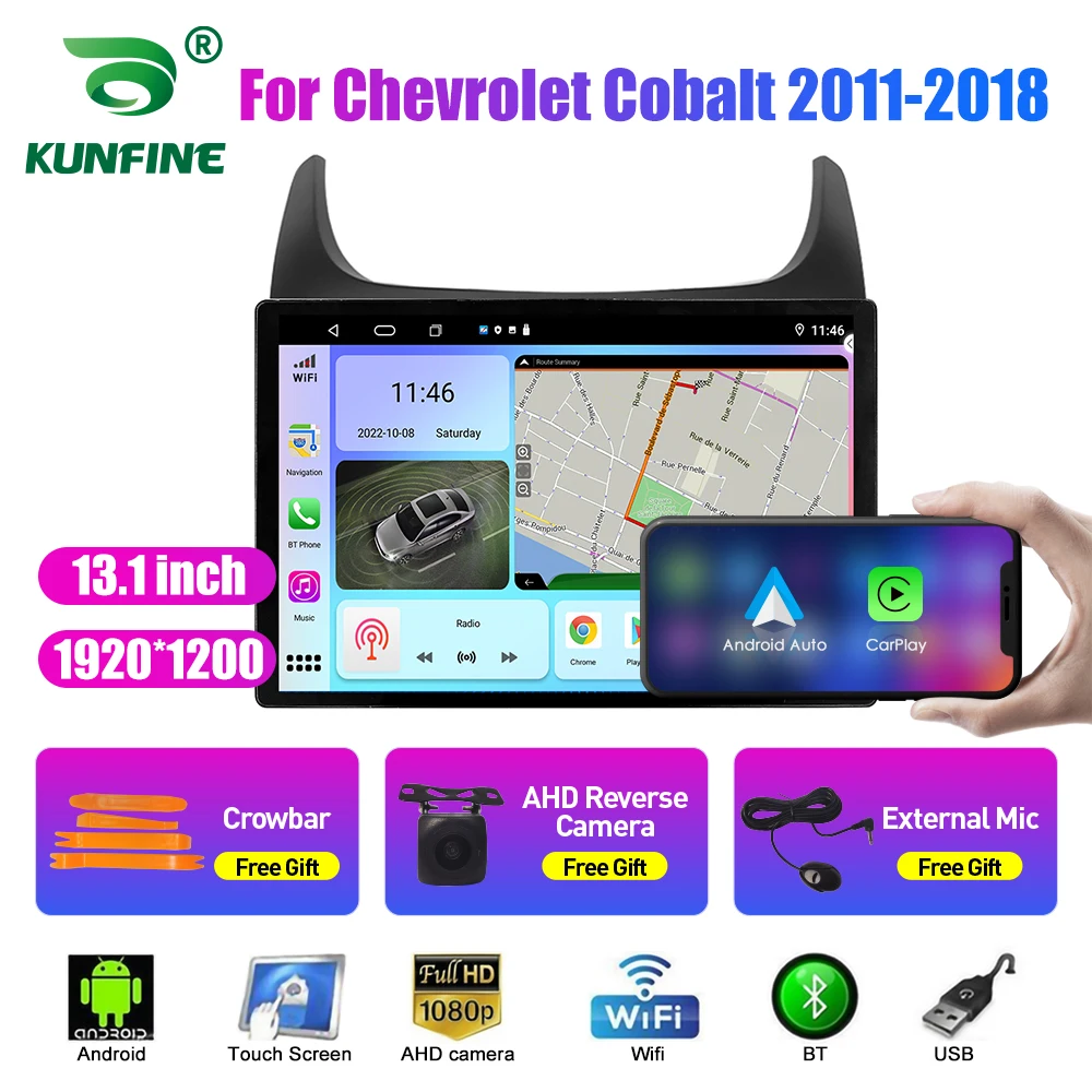 

Автомагнитола для Chevrolet Cobalt 13,1-2011, 2018 дюйма, с DVD, GPS-навигацией, 2 Din