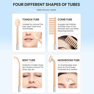 Hochfrequenzmaschinenelektrode -Neonglasrohr, Argon -Zauberstab zu Spa -Gesichtshaut, Anti -Falten, Aknepunkt -Entferner, Haarpflege, Frizz 8 Hauptverkaufsweg Anti -Aging - №6