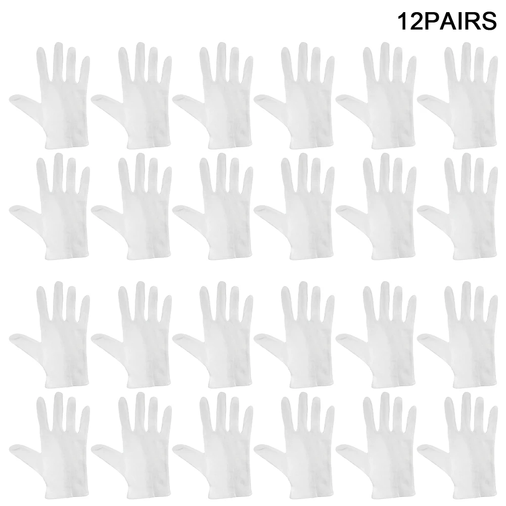 ถุงมือนิรภัยใช้ได้จริงสำหรับผู้ชายผู้หญิง12คู่ถุงมืออเนกประสงค์กันลื่นใช้ในสวนอุตสาหกรรมอุ่นเต็มนิ้วทนทานสำหรับการก่อสร้าง