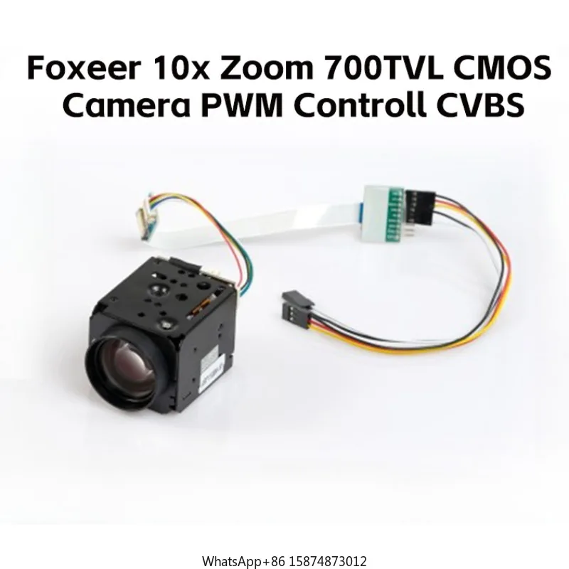 

Foxeer 10x Zoom 700TVL CMOS Cam era PWM Controll AHD/CVI/CVBS For FPV Racing dr one Multirotor Ai rplane Fixed-Wing DIY Parts