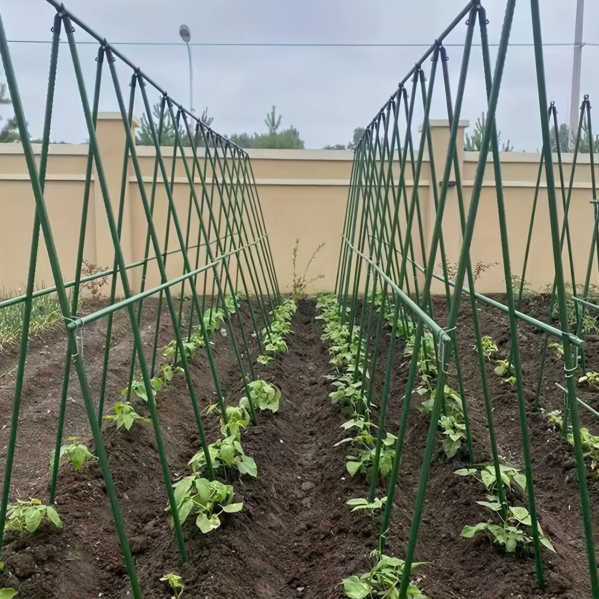 

36/51 pieces, garden plant climbing frame, durable garden support pole, suitable for use in vegetable gardens and gardens