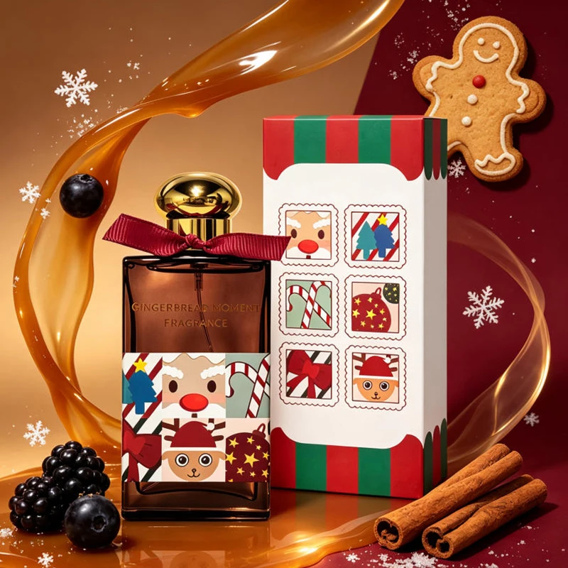 Sweet Gingerbread Gourmand Perfume 50ml Fresh Jasmine Caramel Eau De Toilette Long-lasting Perfume For Women Date Perfume Gift view 4