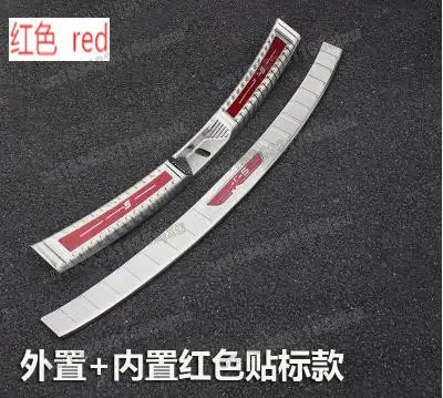 For Mazda CX-5 Cx5 304 2017 2018 2019 2020 2021 Stainless Steel Rear Bumper Protector Sill Trunk Tread Plate Trim Car Styling