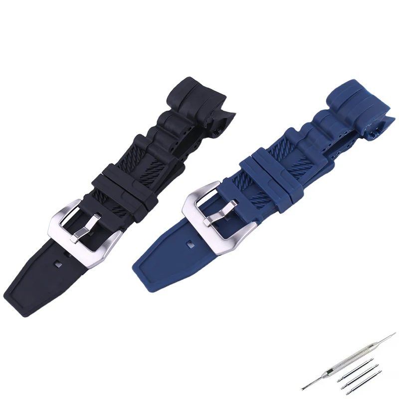 Men's rubber watch strap Compatible for Invicta 6981 Pro Diver Anatomic Subaqua watch band women's silicone wristband 26mm