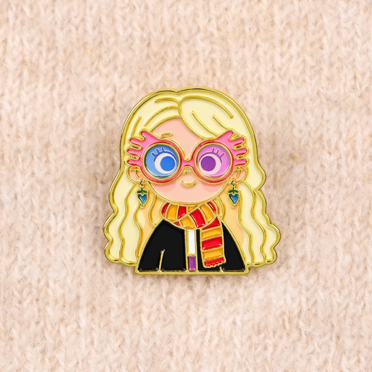 Niedliche Studentenbrosche, Film-Emaille-Pins, Abzeichen für Rucksäcke, Damen-Reversnadeln, Retro-Kollektion, Geschenke, Cosplay-Accessoires – Detail 5