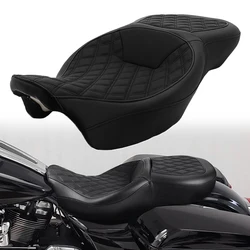 Motorcycle Front Rear Driver Passenger Seat For Harley Touring CVO Street Glide Road King Special Classic 2009-2022