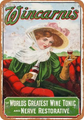 Metal Sign - 1894 Wincarnis Wine Tonic - Vintage Look Reproduction