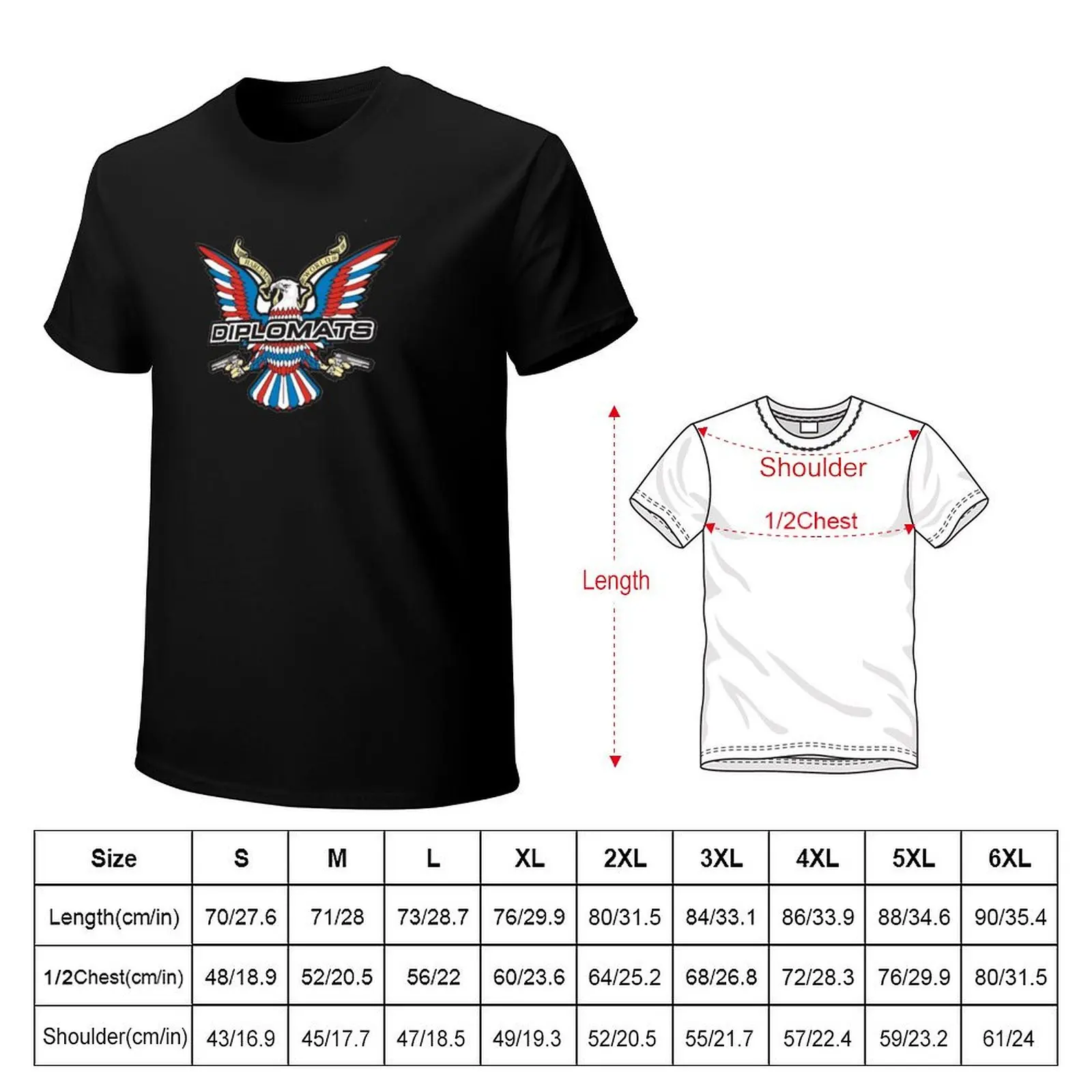 Dipset Diplomats T-Shirt Vintage Print Crew Neck Tee