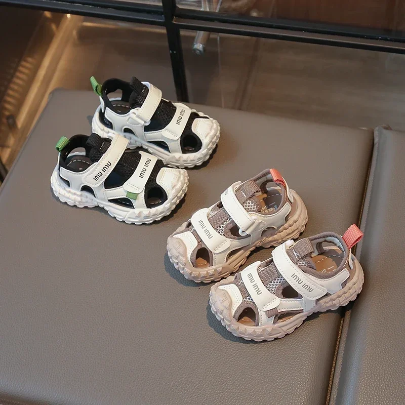 

Kids Shoes 2025 Summer New Style Children's Outdoor Beach Shoes Girls' Open toed Casual Sports Fashion Versatile Sandals