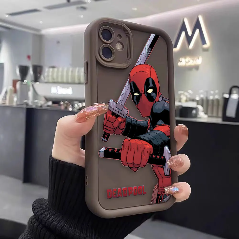 Funny Mavel Deadpool Luxtury Phone Case For VIVO V20 V23 V25 V27 V27E V29 V30 V30E X60 X70 X80 90 X100 PRO 5G Case Funda Shell