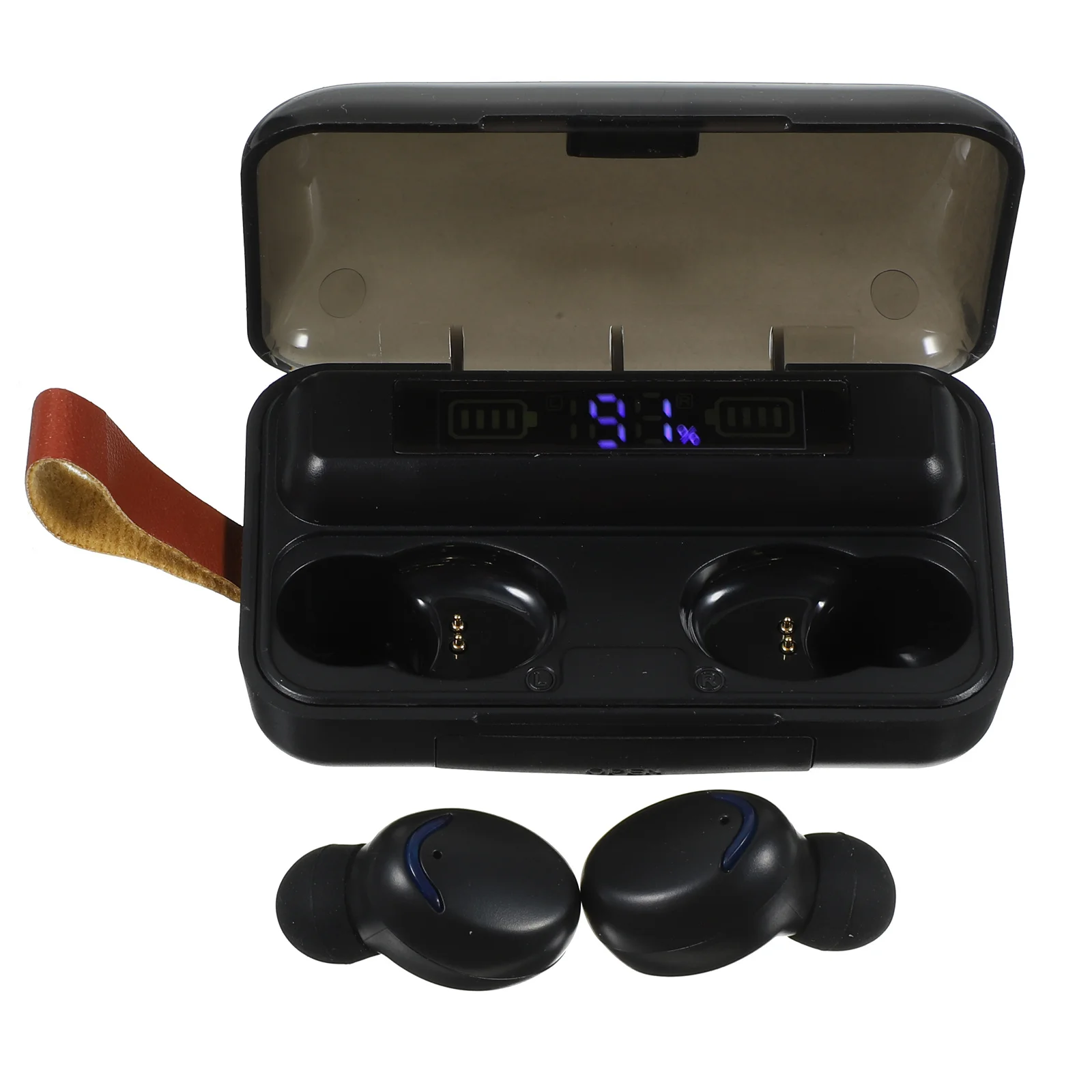 

1Set Tws Earphones Ergonomic Design Dual Ear Canal Separation .0 Stable Connection Fast Charging Waterproof