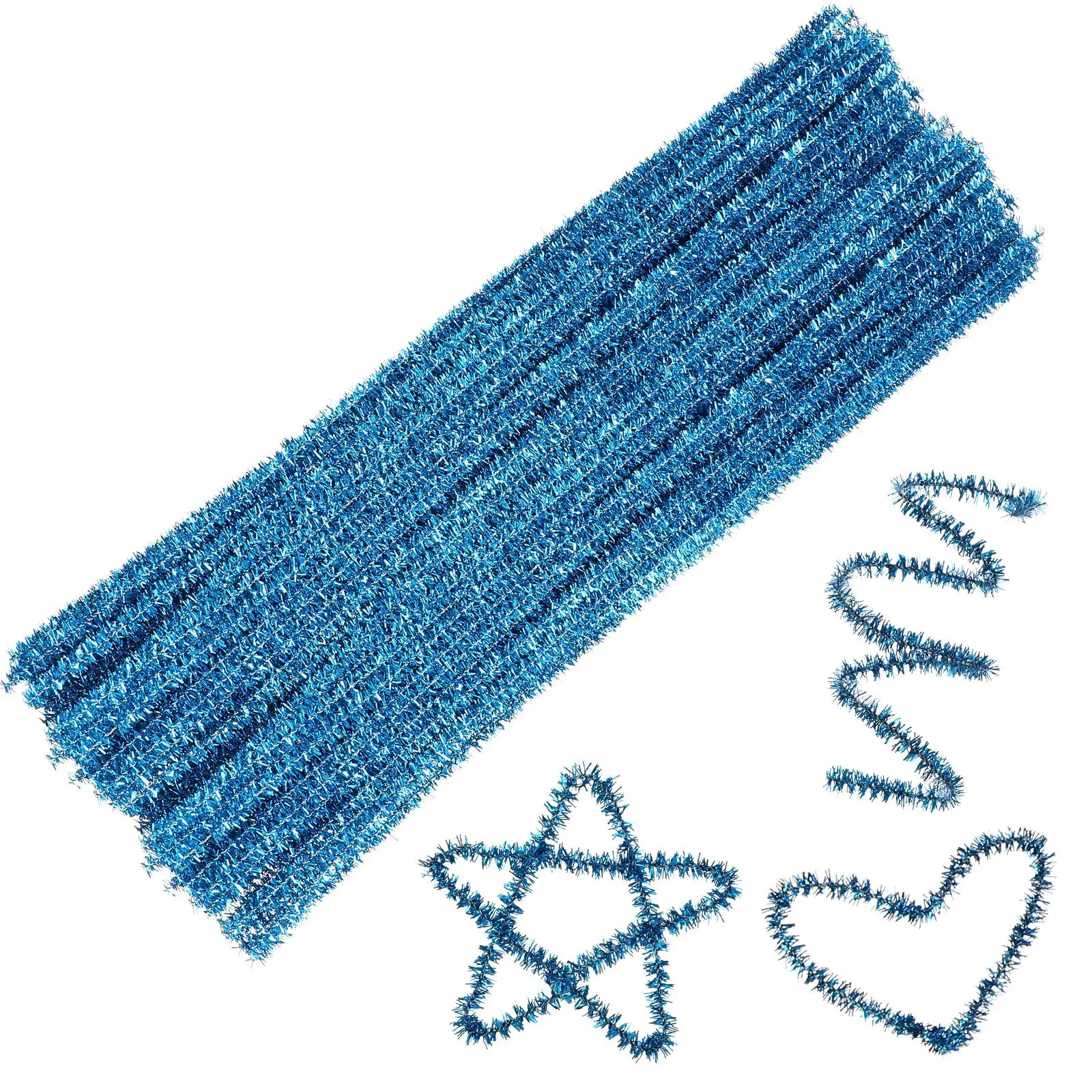 Yardenfun 200 peças de hastes de chenille coloridas torcidas limpadores de cachimbo cores sortidas para artesanato decorações de férias brinquedos infantis