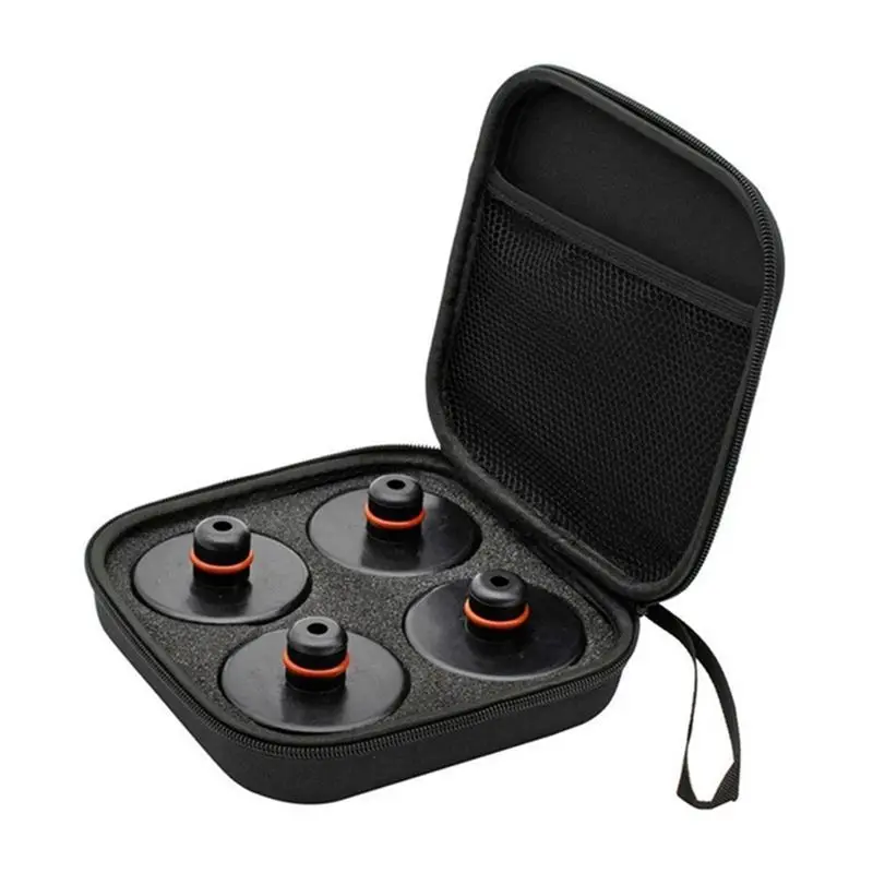 

Reliable-Lifting Jack Pads For Tesla Model 3/S/X/Y, 4 Discs With Storage Box,Chassis Jack Rubber Pad