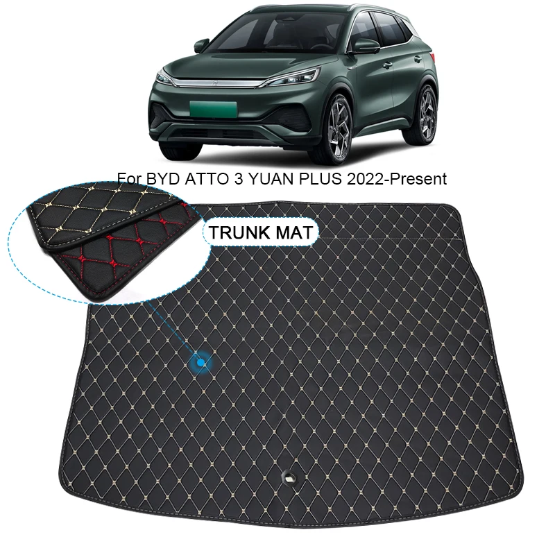 

Custom Car Trunk Main Mats Waterproof Anti Scratch Non-slip Protect Cover For BYD ATTO 3 YUAN PLUS 2022-2025 Internal Accessory