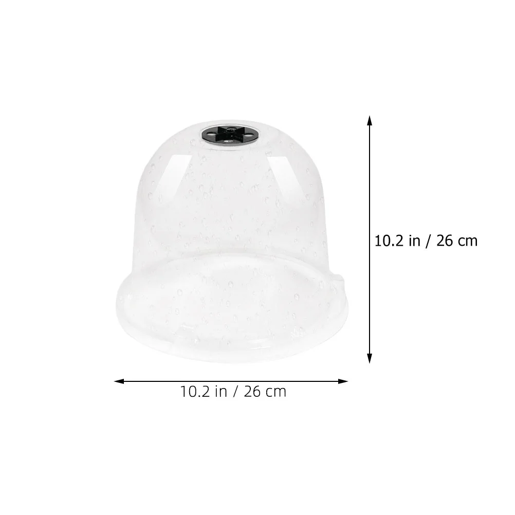 4 Pcs Plant Cultivation Cover Cloche Outdoor Cloches for Plants House Protective Garden Dome Plastic Indoor