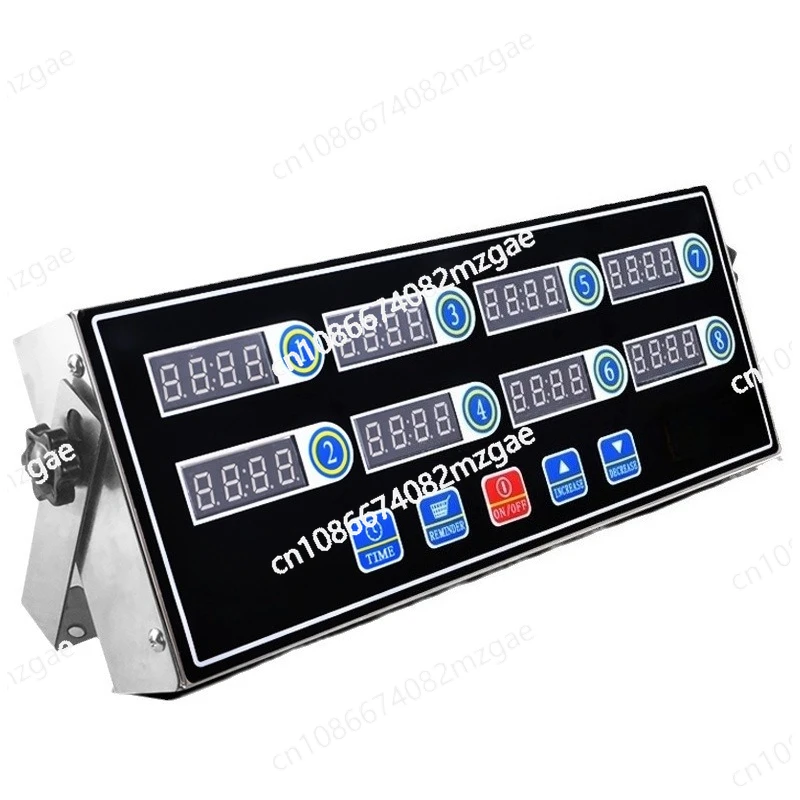 

Commercial eight-channel kitchen timer fully automatic 8-stage timing reminder