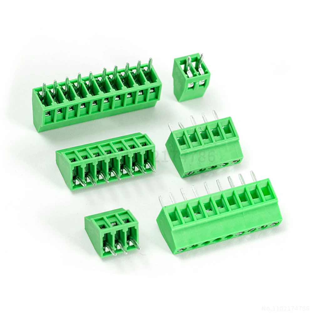 (5 pcs) KF 128 – 2.54 mm screw-type terminal block 2~16pin PCB-mounted through-hole miniature socket DG 308 2.54