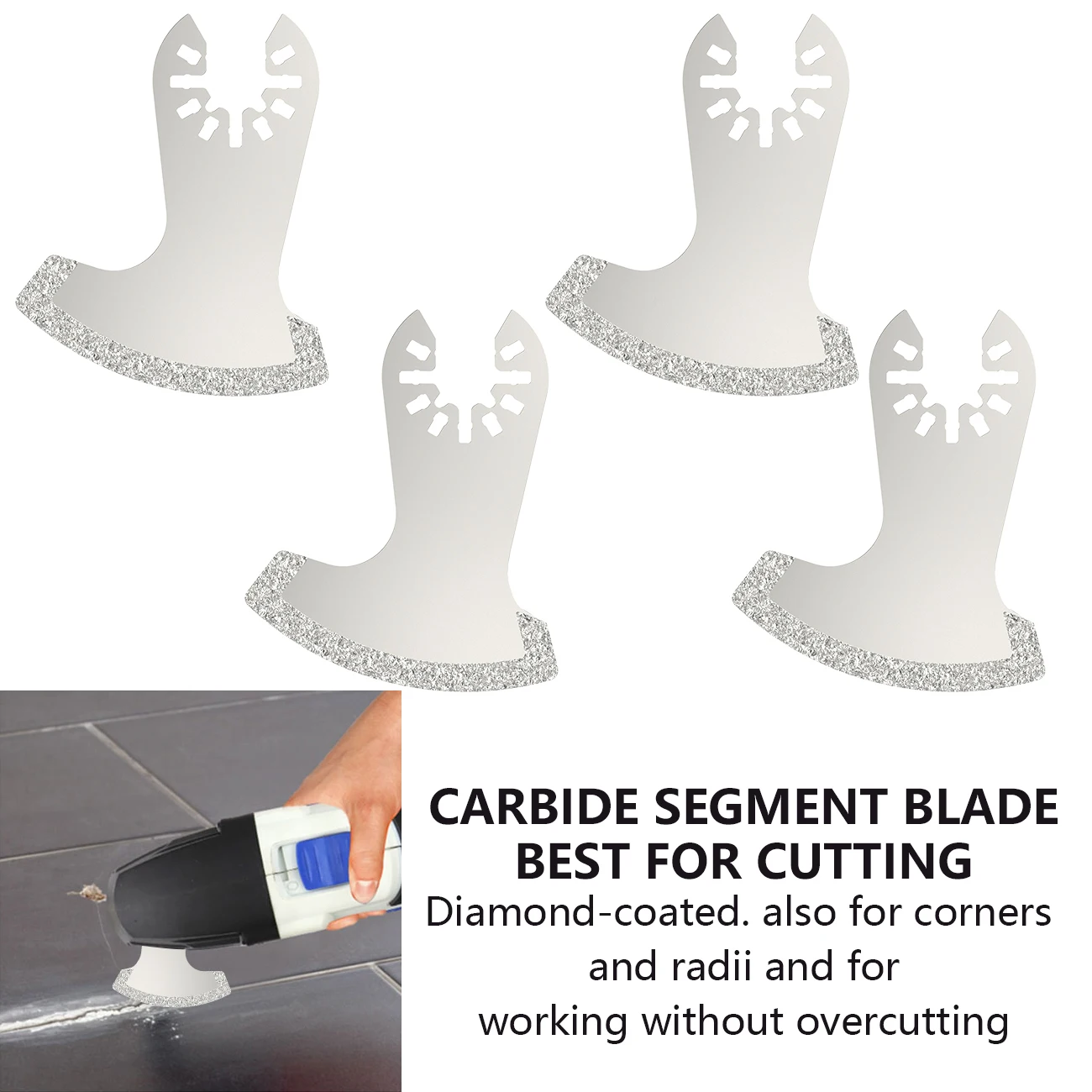 Diamond Oscillating Saw Blades Multi Tool Saw Blades Cement Ceramics Tiles Cutting Oscillating Tool Blades Multi Cutter Blades