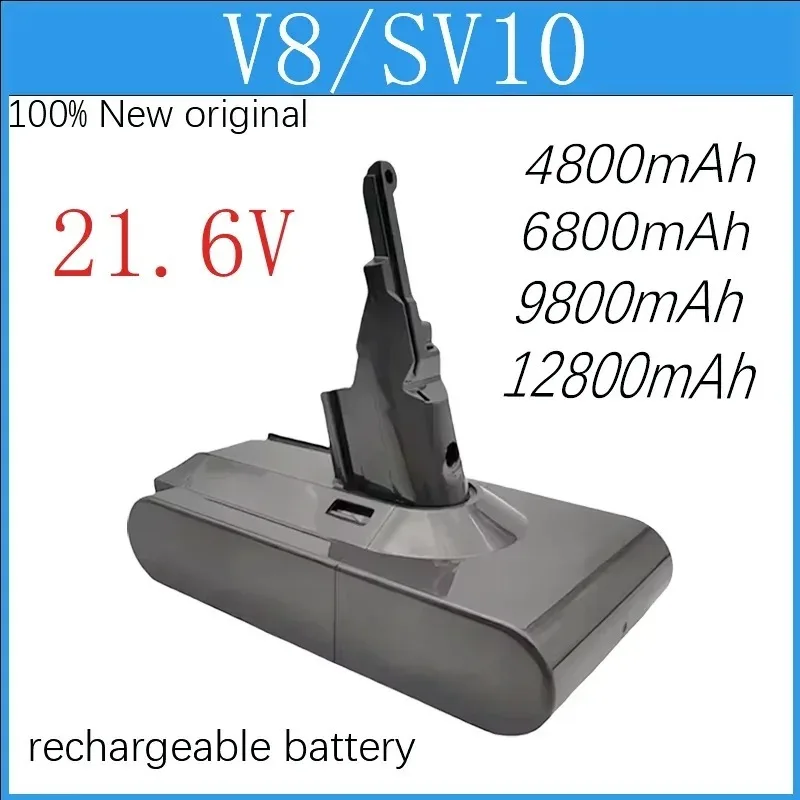 100% NEW 21.6V  For Dyson V8 Absolute SV10 Li-ion Battery lpega Vacuum Cleaner Series Rechargeable Batteries