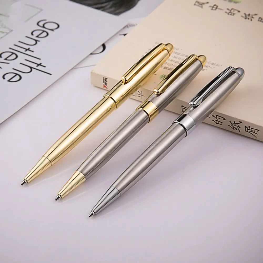 

Metal Ballpoint Pen Fashion Creative Business Pen Signature Pen Writing Tools Students Gift Stationery School Office Supplies