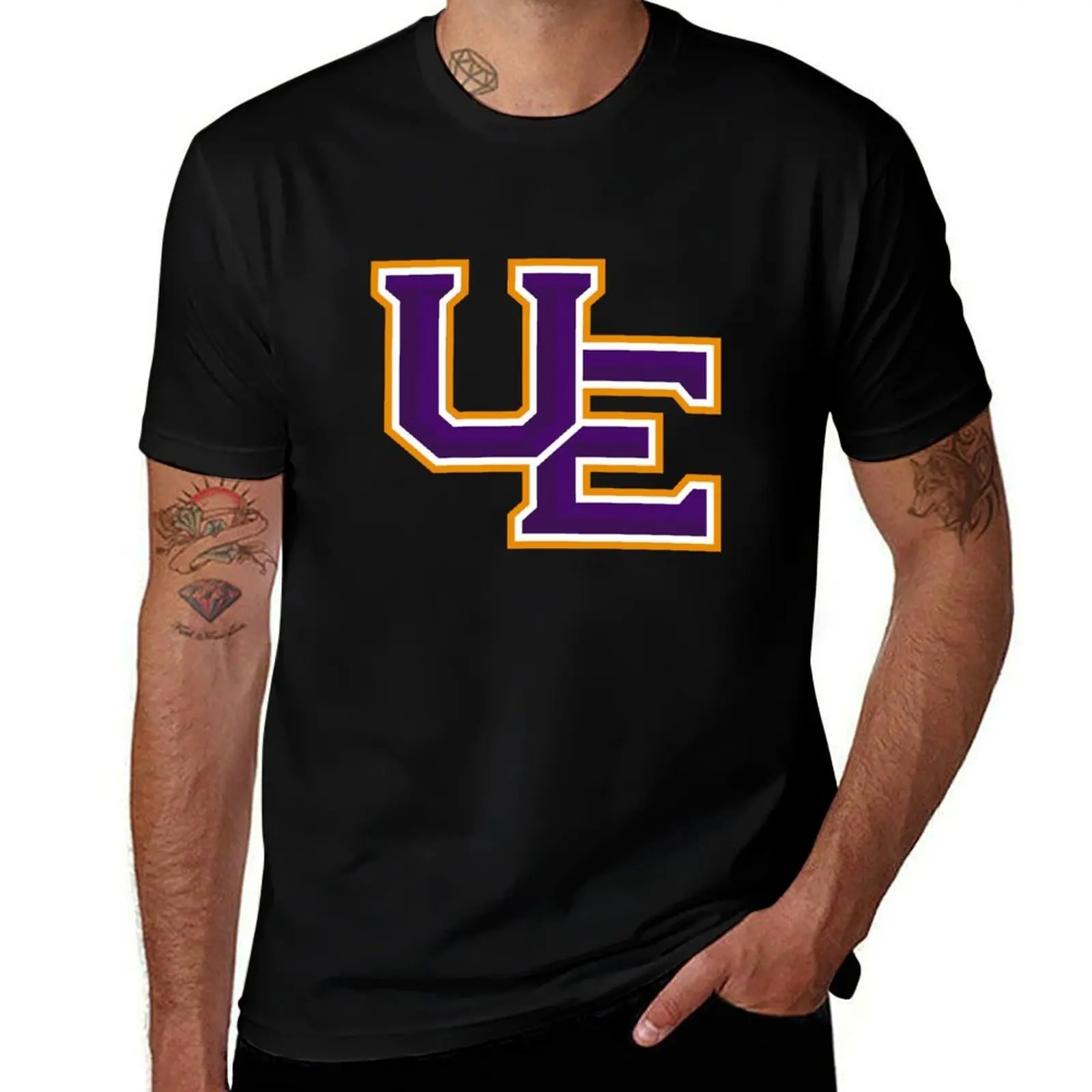 

t Evansville man shirt 100% summer t luxury man shirt men cotton Purple brand shirt t T-Shirt Aces cotton