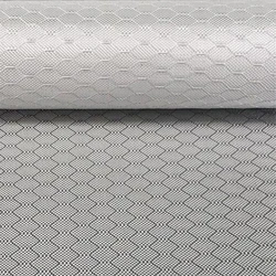 3K tessuto in fibra di vetro elettrolitico tessuto jacquard tessuto placcato argento tessuto in fibra di carbonio twill a doppia faccia rivestimento automobilistico