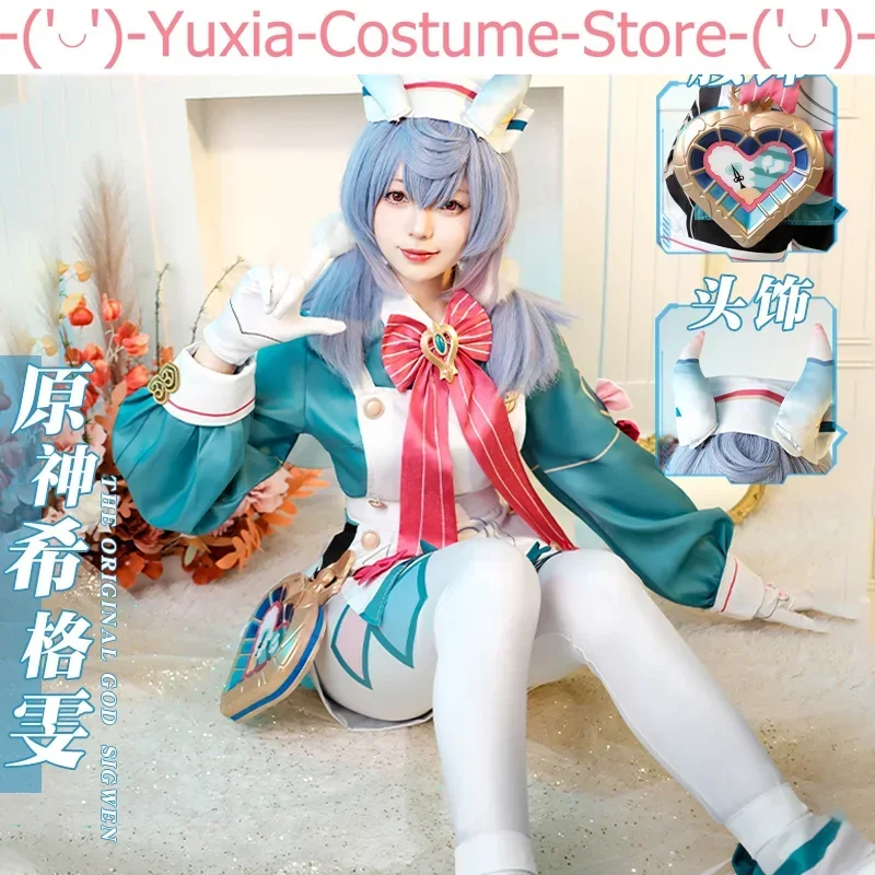 

Genshin Impact Sigewinne Women Cosplay Costume Cos Game Anime Party Uniform Hallowen Play Role Clothes New Full