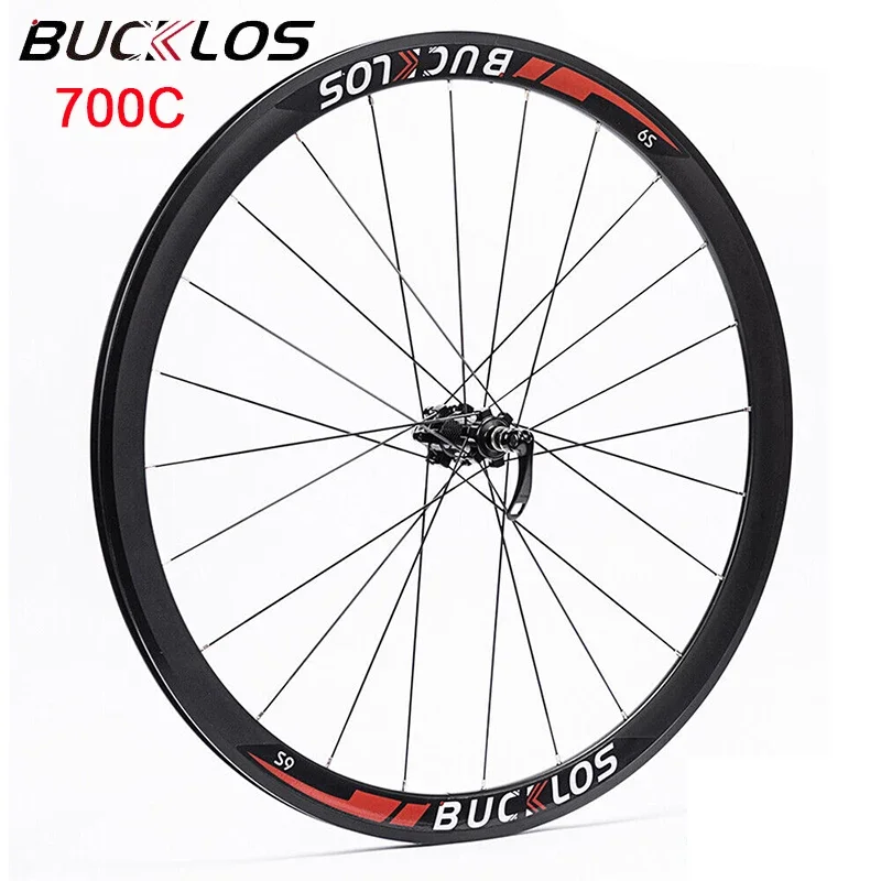 BUCKLOS Carbon Hub 700c Wheels 130*10mm 100*9mm Road Bike Wheelset 7/8/9/10/11speed Road Bicycle Wheels Rim with Inner Tube